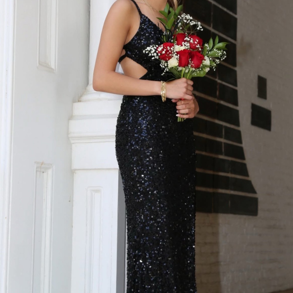 Black Paul Rekhi prom dress size 2